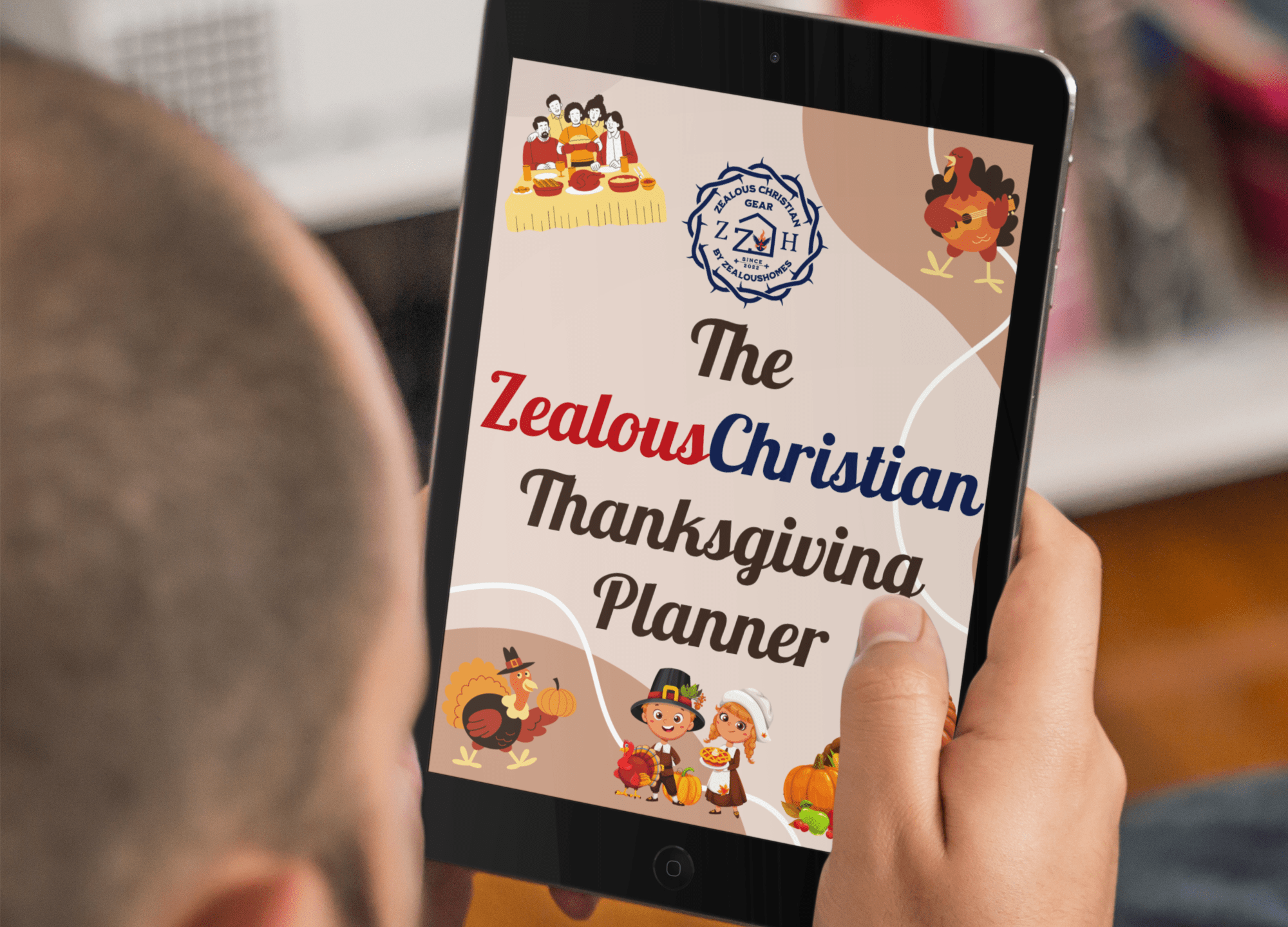 Get our FREE Printable Thanksgiving Planner for Christians - Zealous Christian Gear