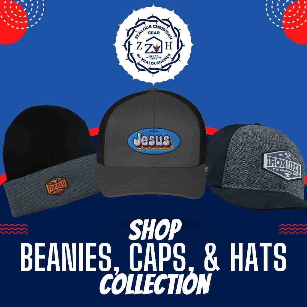 Shop our Christian Beanies, Caps, & Hats Collection at ZealousChristian.com