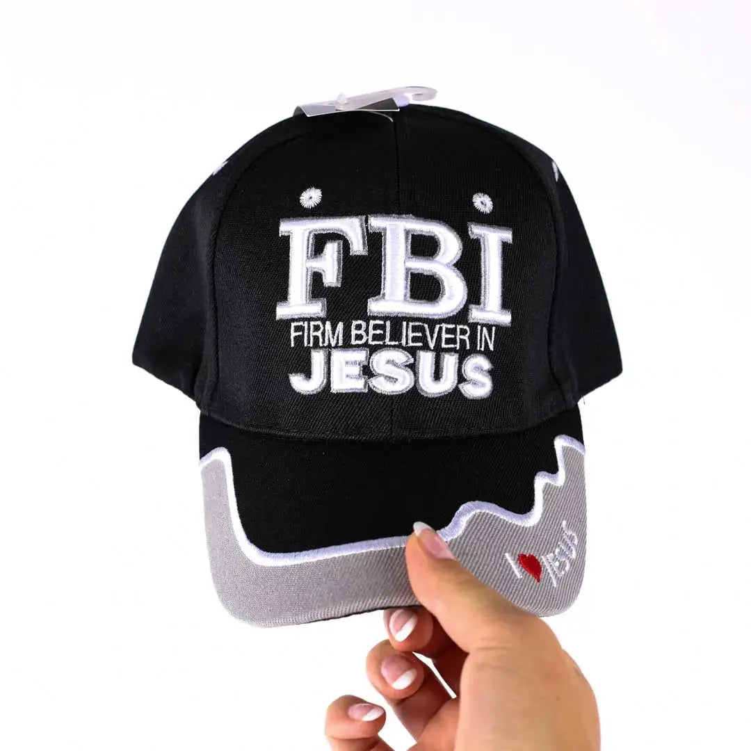 "FBI" Firm Believer In Jesus | Black & Grey Hat by Swanson®