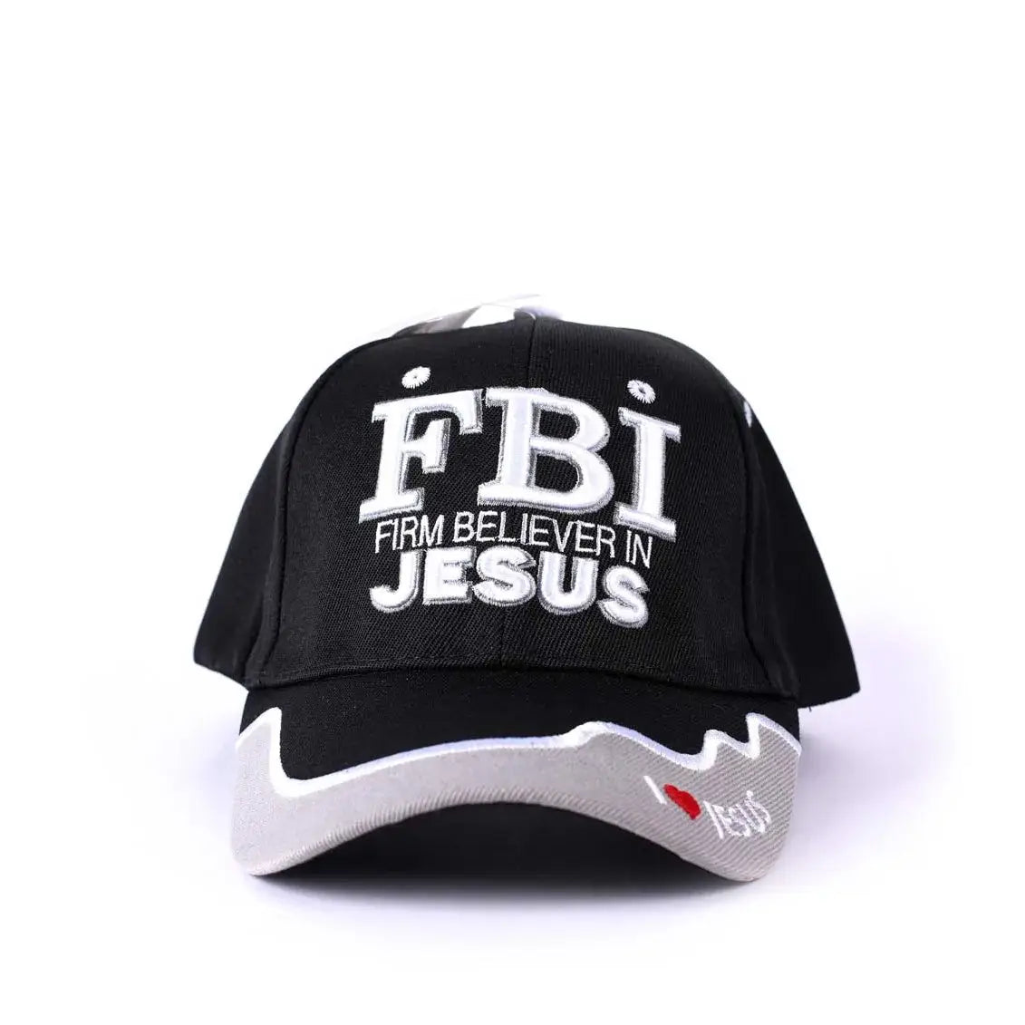 "FBI" Firm Believer In Jesus | Black & Grey Hat by Swanson®️