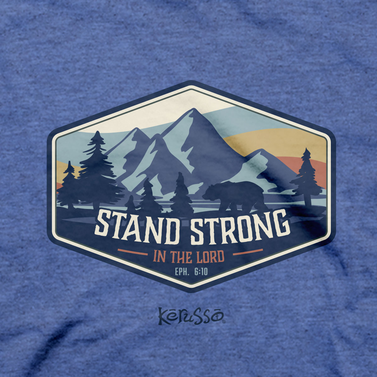 Stand Strong Crest™ | Kerusso® Christian T-Shirt