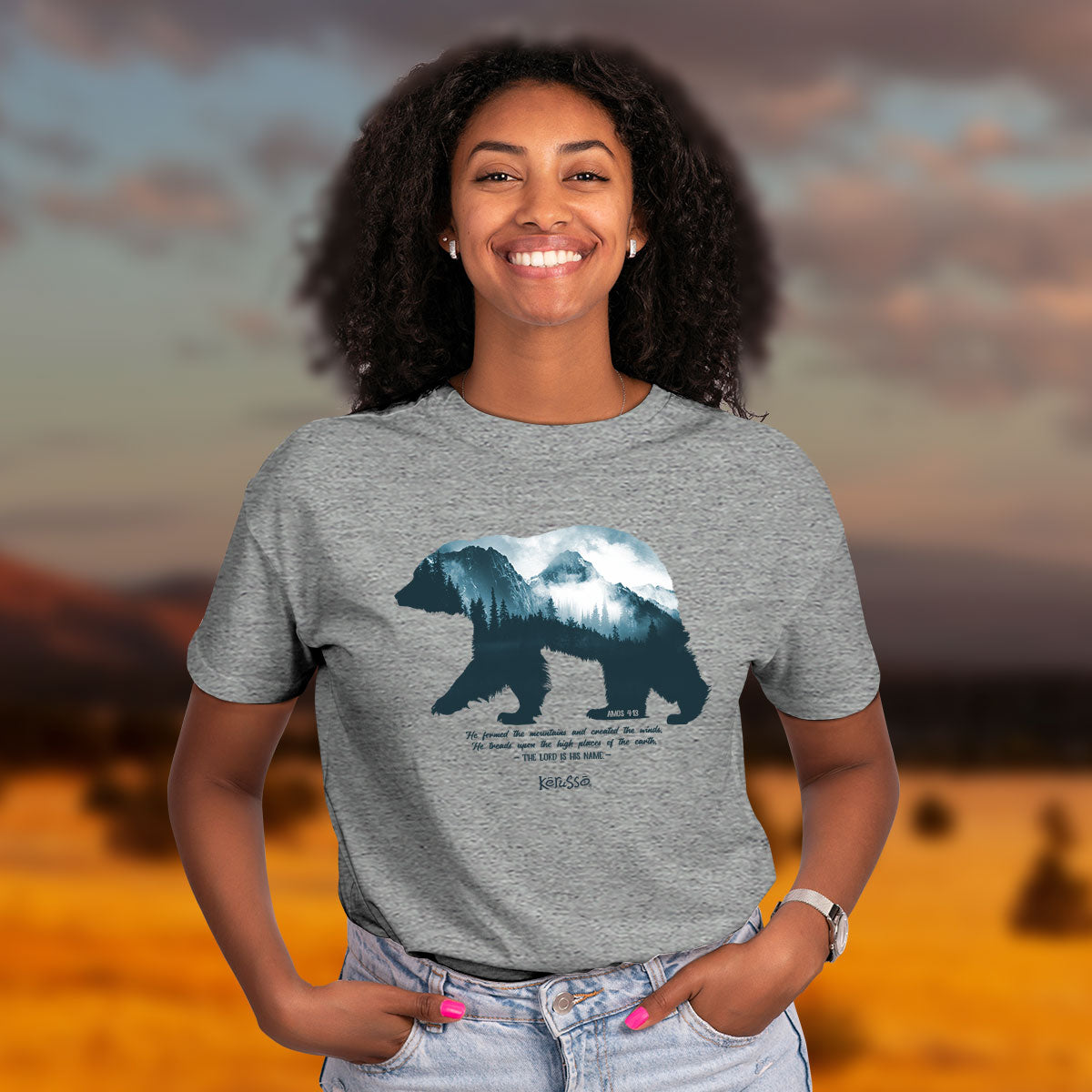 Mountain Bear™ | Kerusso® Christian T-Shirt