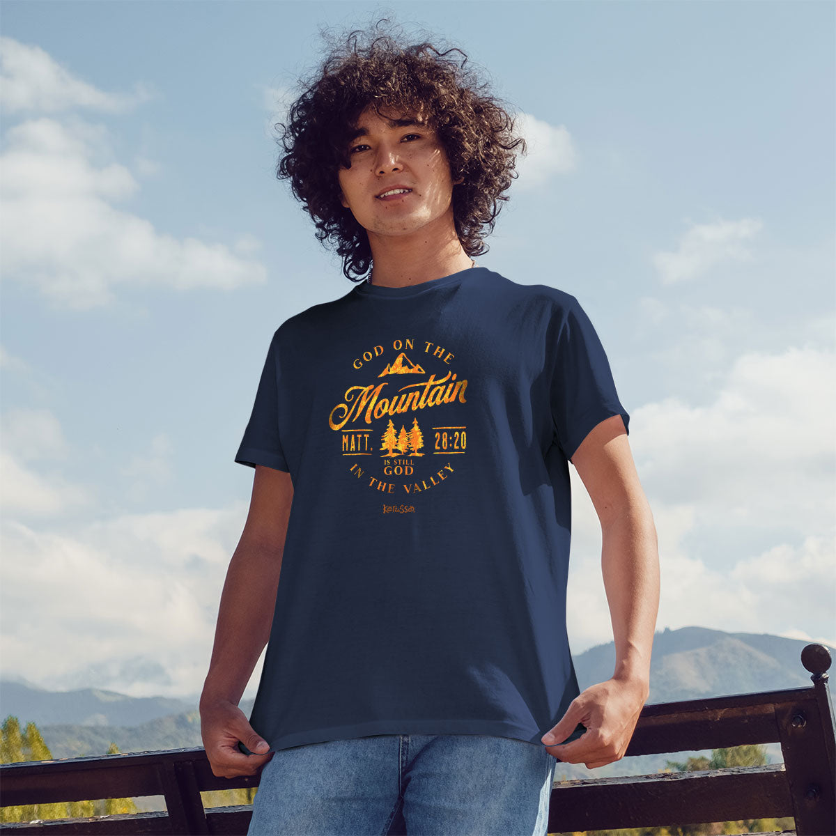 God On The Mountain™ | Kerusso® Christian T-Shirt