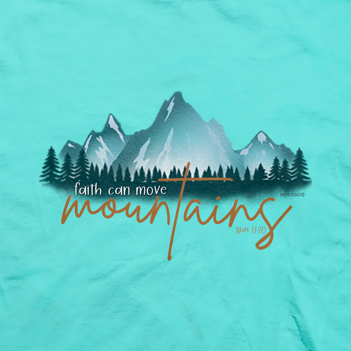 Airbrushed Mountains™ | Kerusso® Women's T-Shirt