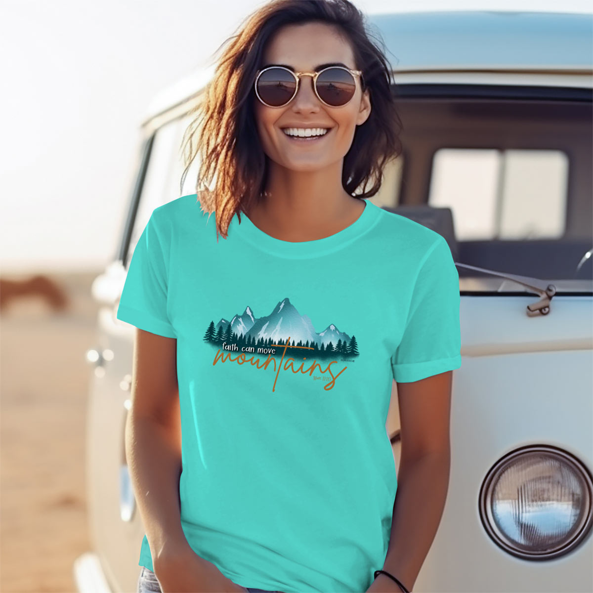 Airbrushed Mountains™ | Kerusso® Women's T-Shirt