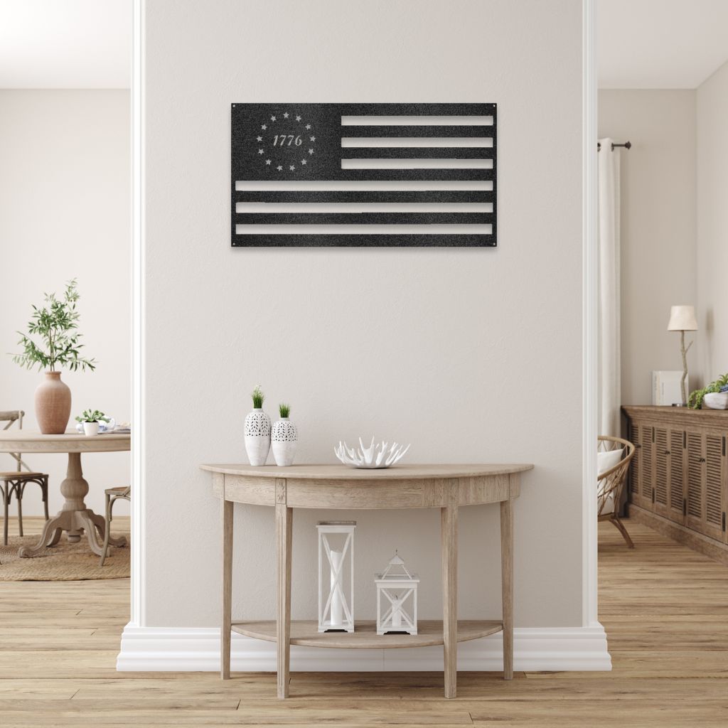 1776 Betsy Ross Flag | Metal Wall Art