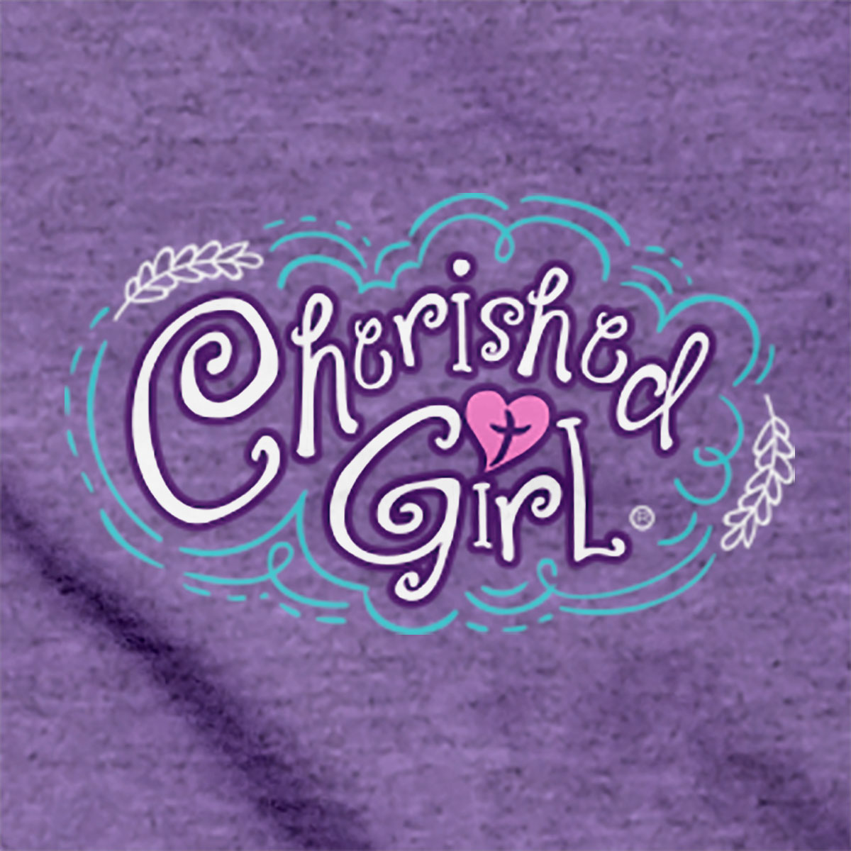 Cherished Girl Womens T-Shirt Through Christ