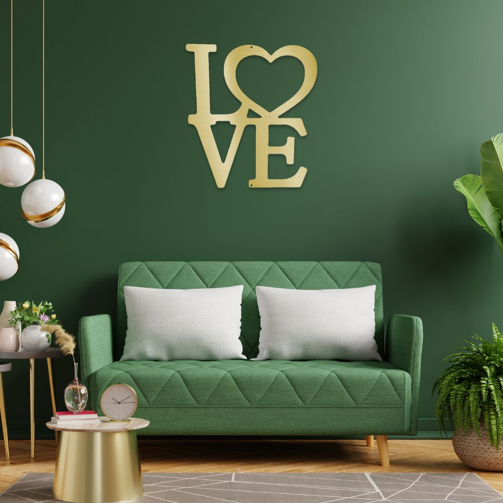 Classic Love | Metal Wall Art