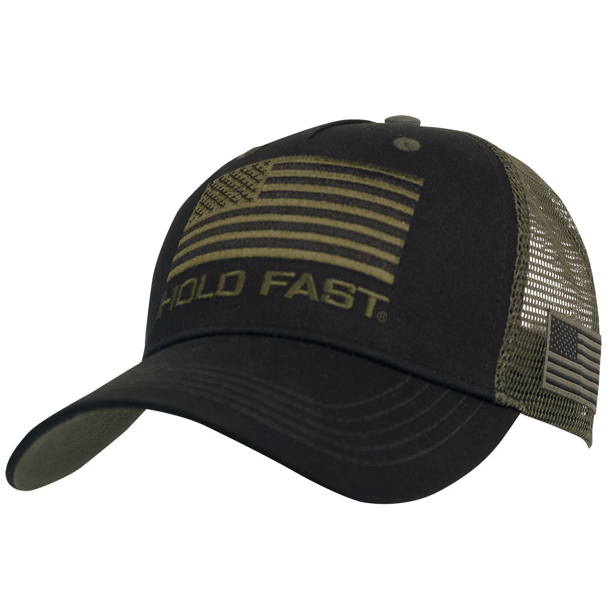 HOLD FAST Mens Cap Black Flag