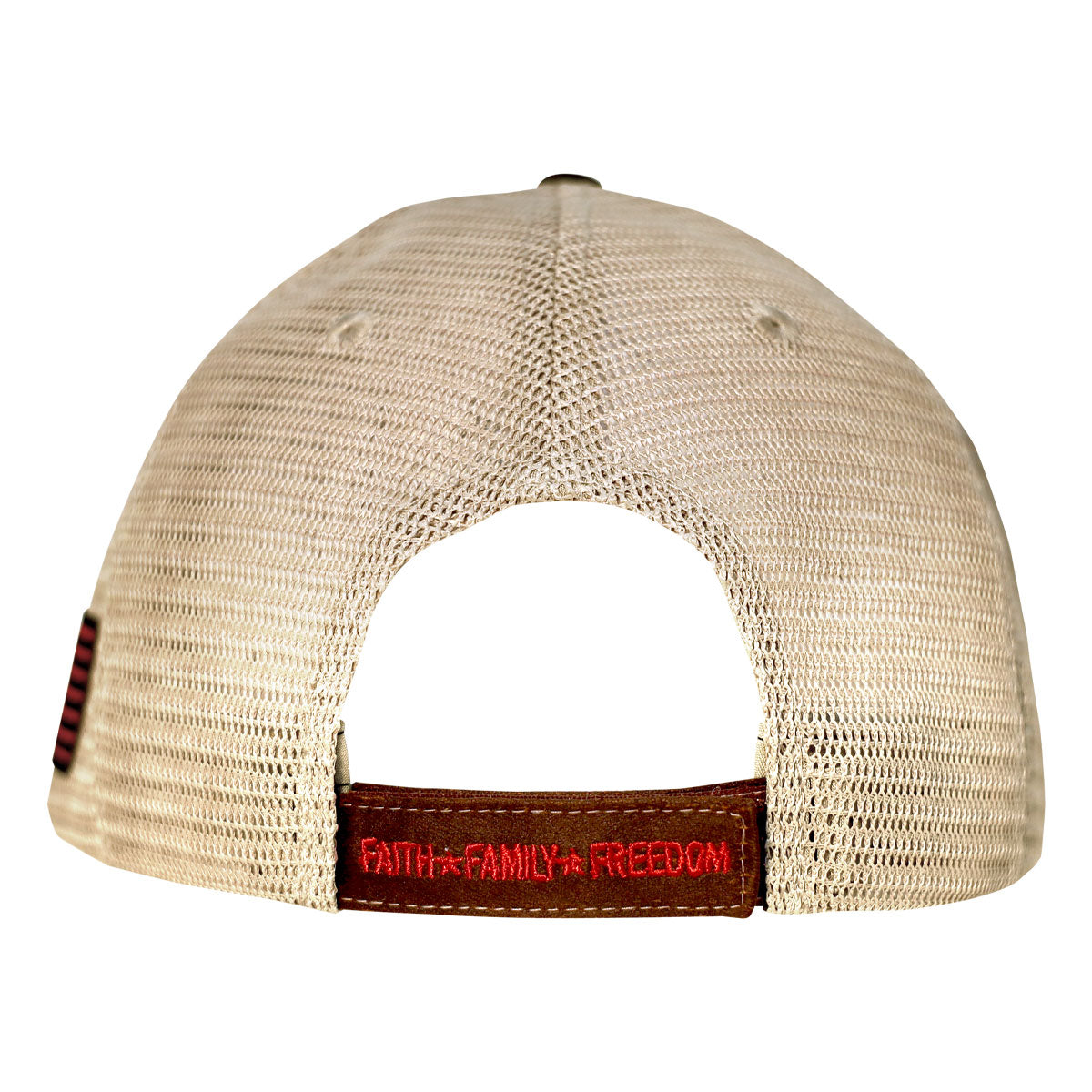 HOLD FAST Mens Cap Flag Red And Tan