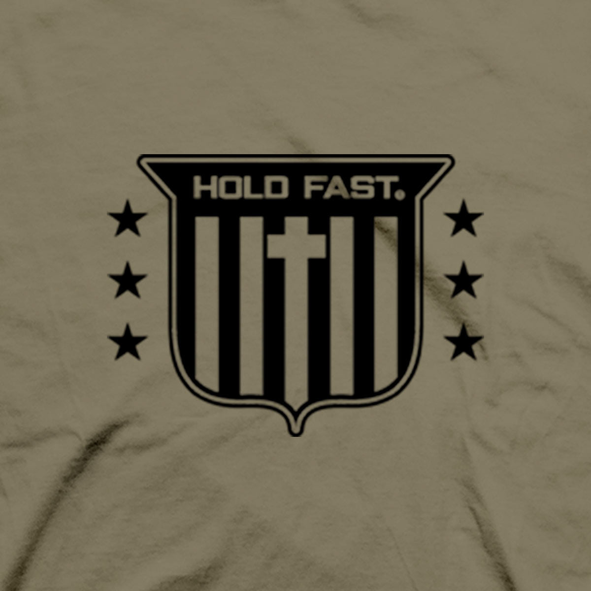 HOLD FAST Mens T-Shirt Live Free Eagles