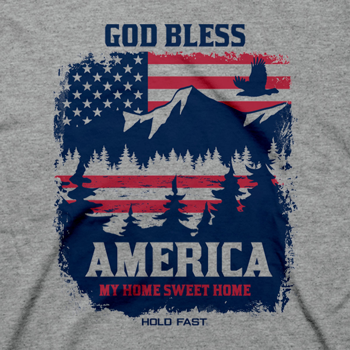 God Bless America Scene™ | HOLD FAST® Adult T-Shirt