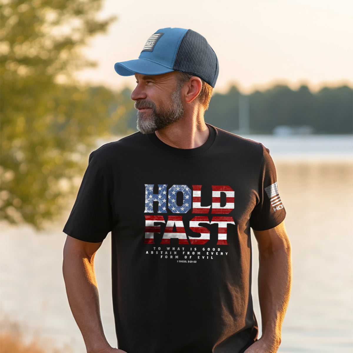 Hold Fast Flag Fill™ | HOLD FAST® Christian T-Shirt