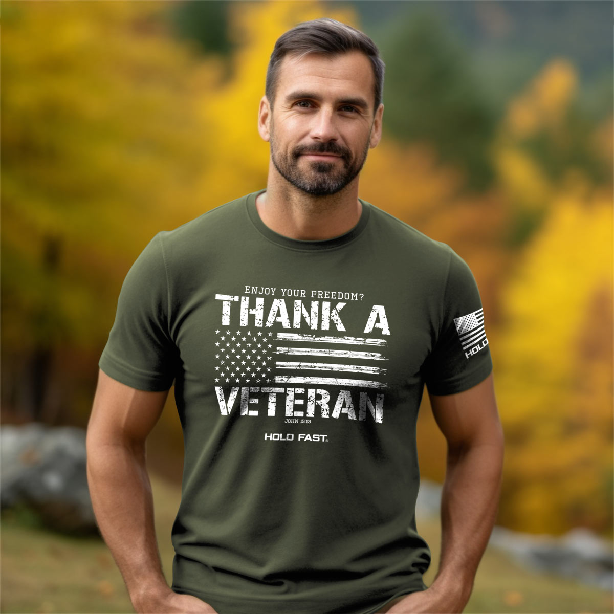 Thank A Veteran™ | HOLD FAST® Christian T-Shirt