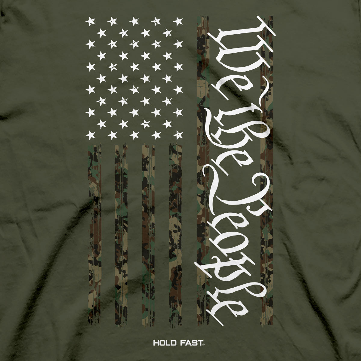 HOLD FAST Mens T-Shirt We The People Camo