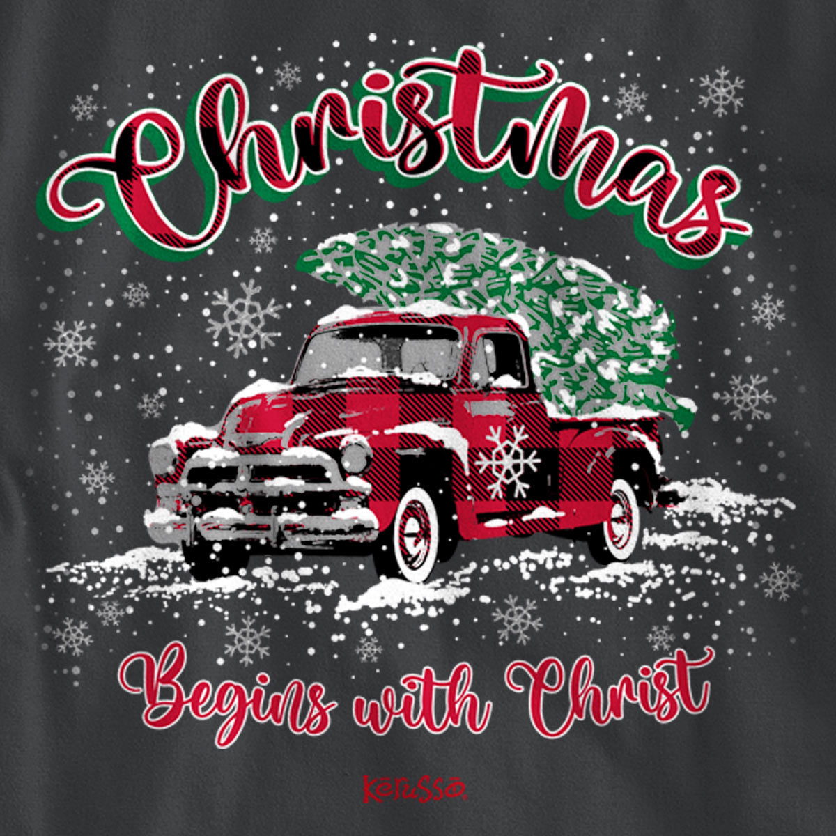 Christmas Tree Truck™ | Kerusso® Long Sleeve Tee