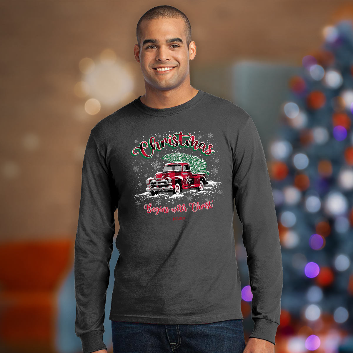 Christmas Tree Truck™ | Kerusso® Long Sleeve Tee