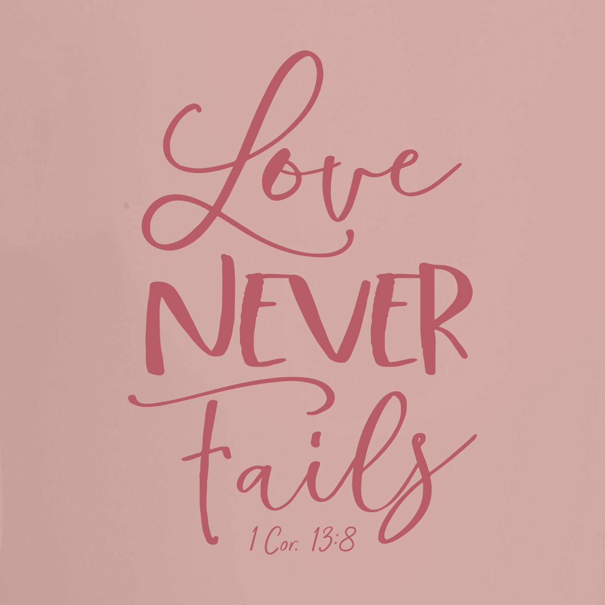 Kerusso 15 oz Stainless Steel Mug With Handle Love Never Fails