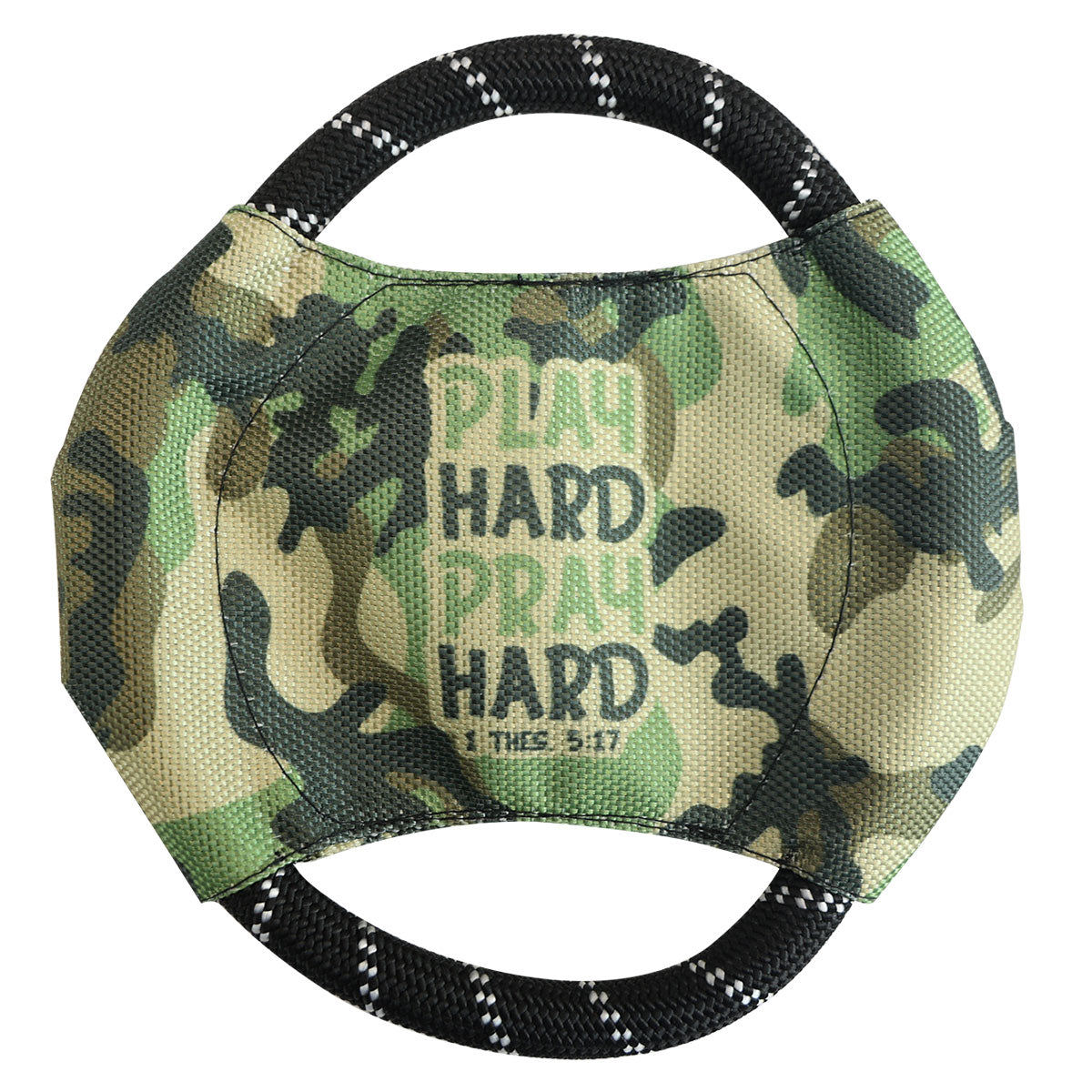 Play Hard Camo | Paws & Pray® Rope Disc