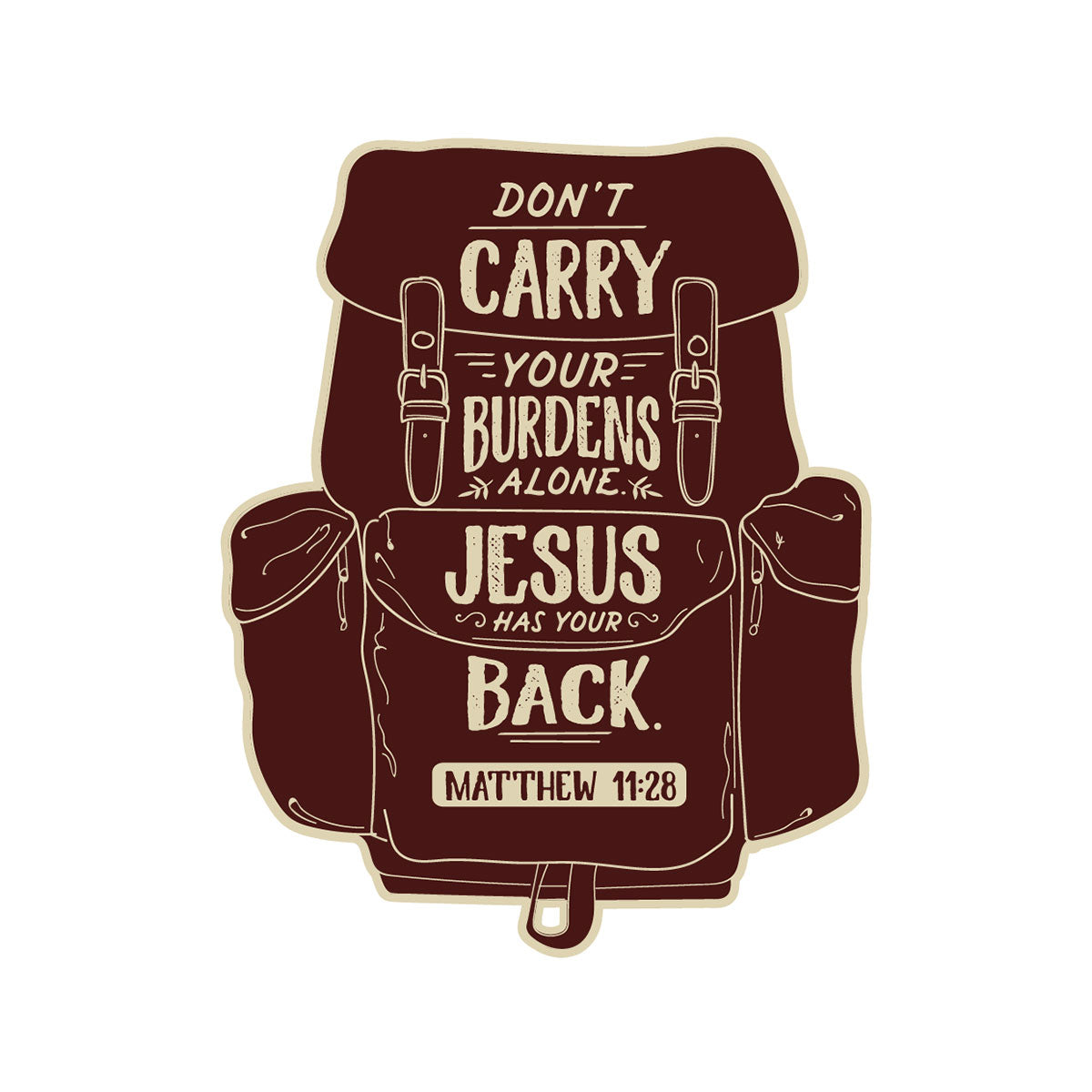 Kerusso Backpack Sticker