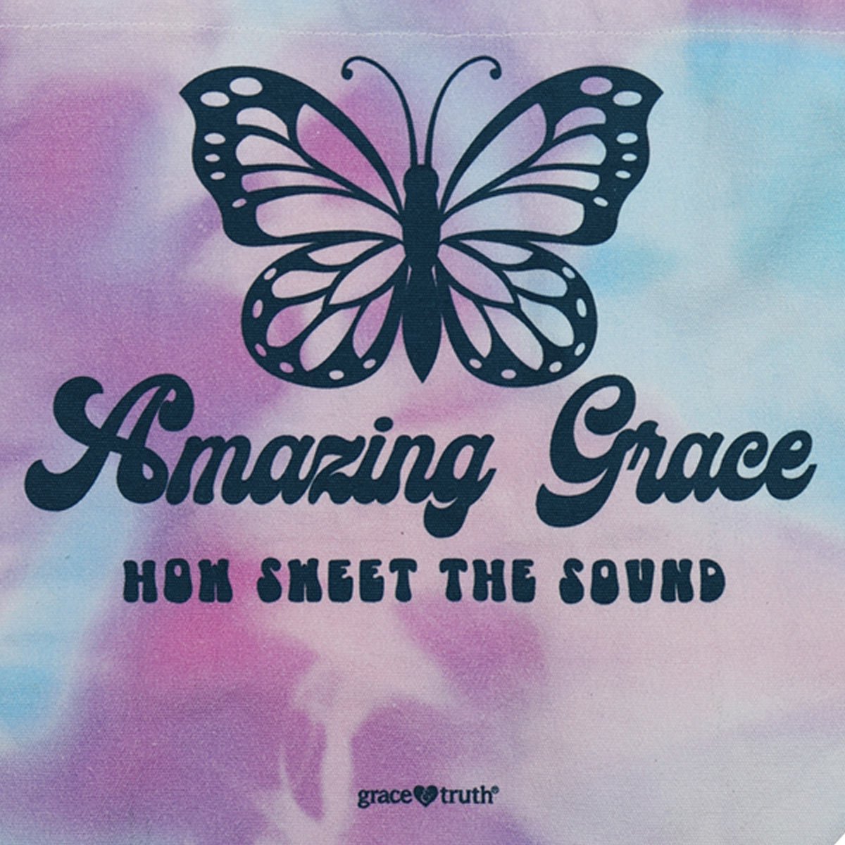 Amazing Grace Butterfly Tote Bag | grace & truth - Zealous Christian Gear - 4