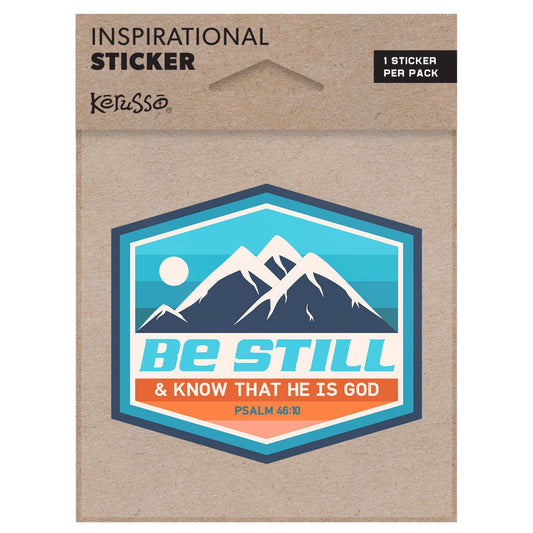 Be Still | Kerusso® Sticker - Zealous Christian Gear - 1