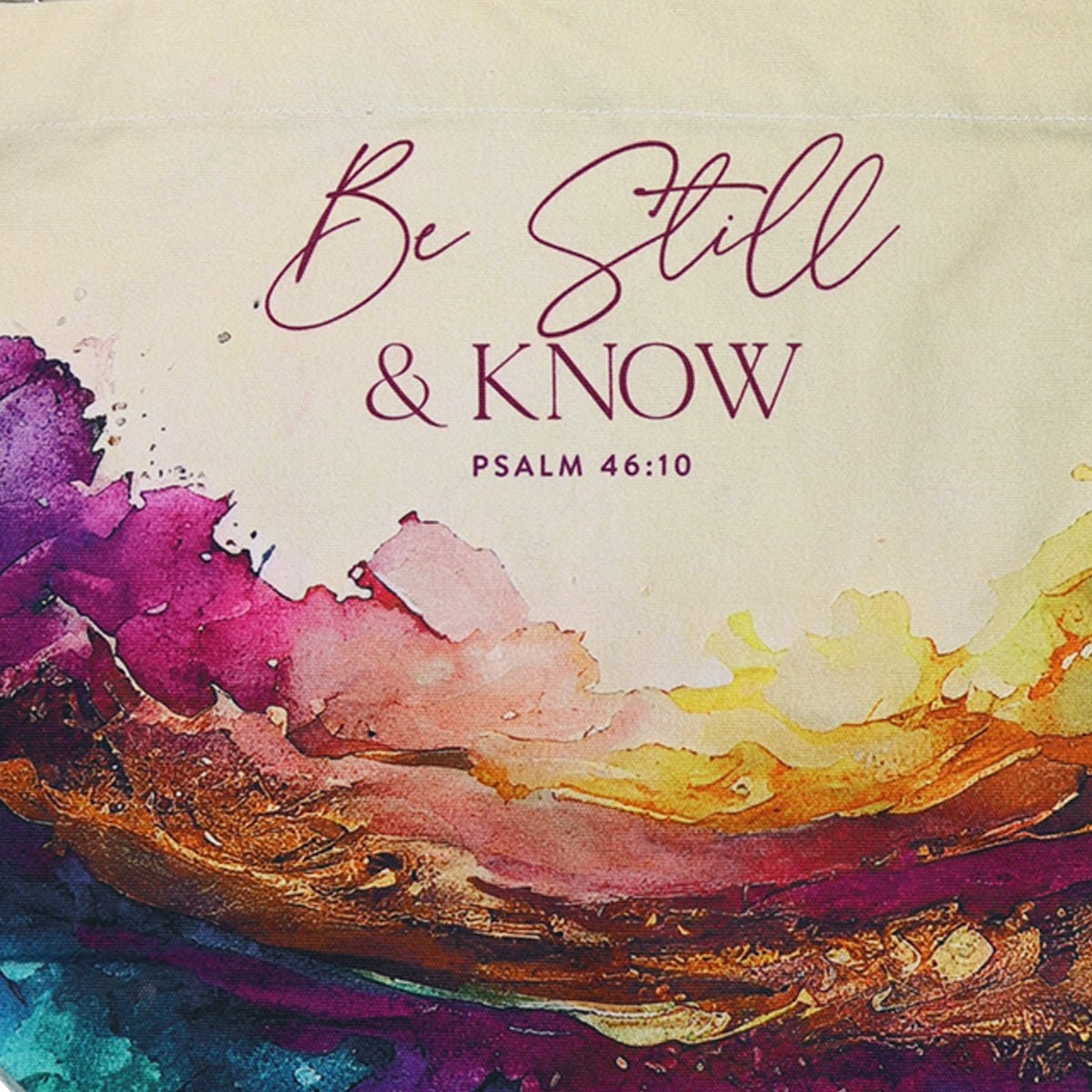 Be Still Tote Bag | grace & truth - Zealous Christian Gear - 4