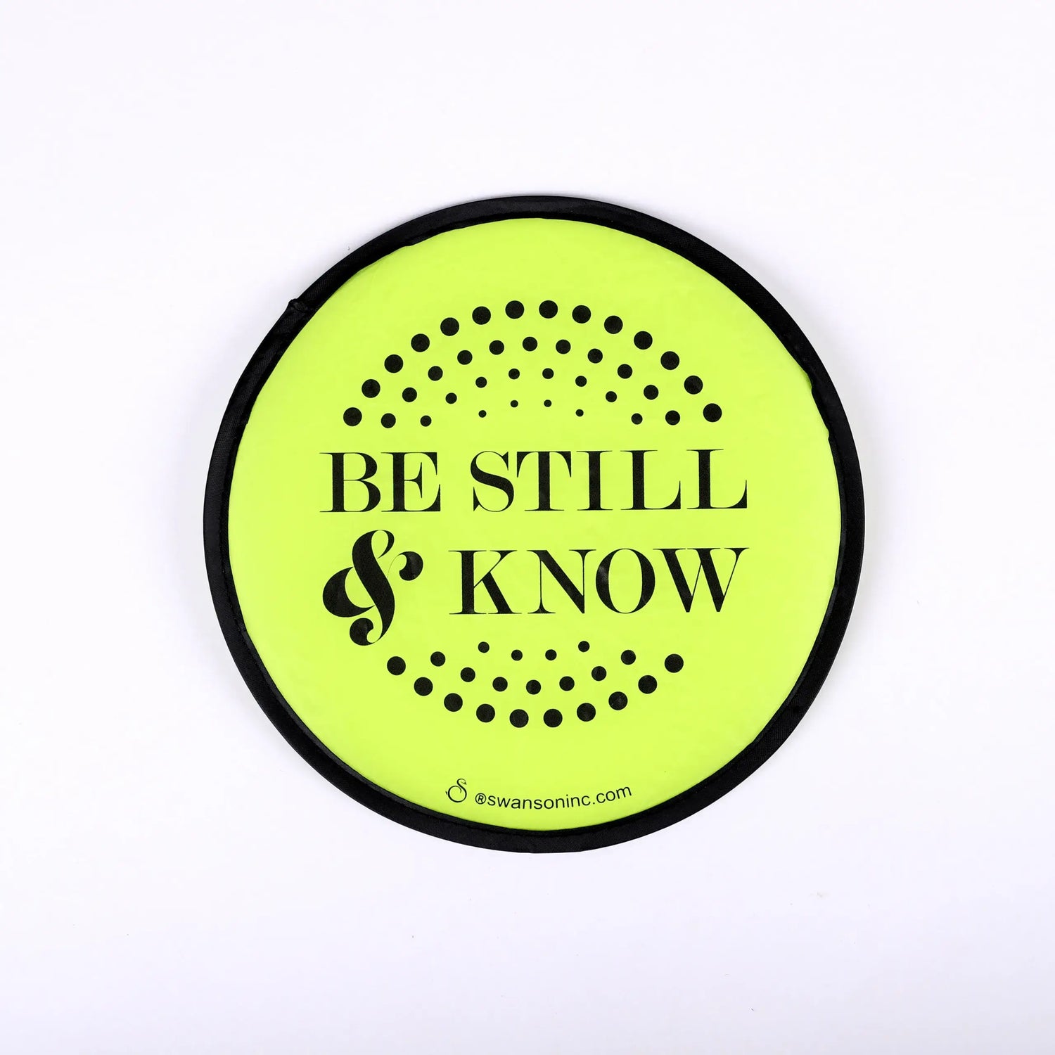 Be Still & Know | Foldable Hand Fan