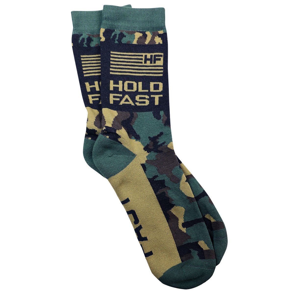 Camo Flag™ | Hold Fast® Socks by Kerusso® - Zealous Christian Gear - 1