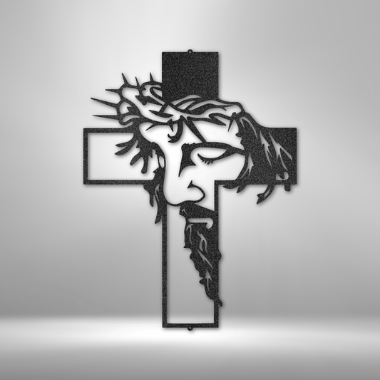 Christ Cross | Metal Wall Art - Zealous Christian Gear - 1
