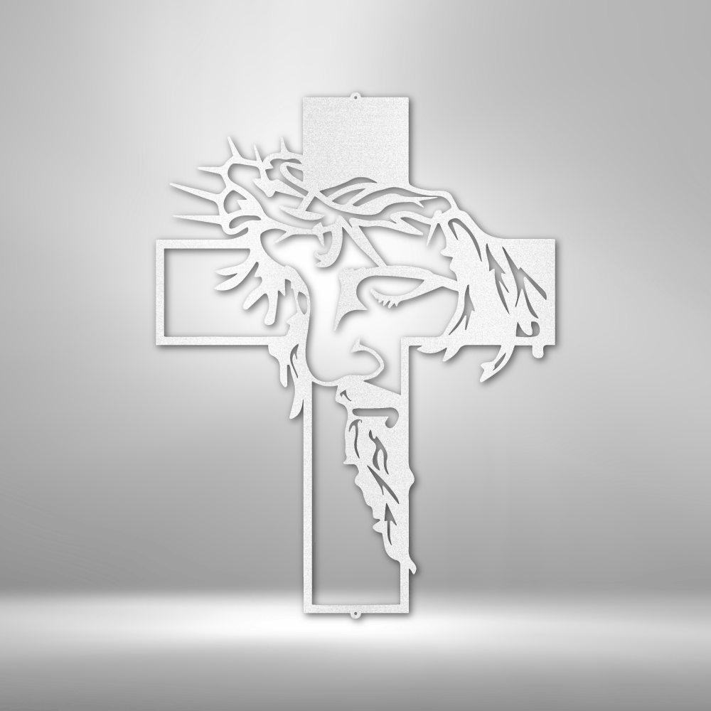 Christ Cross | Metal Wall Art - Zealous Christian Gear - 5