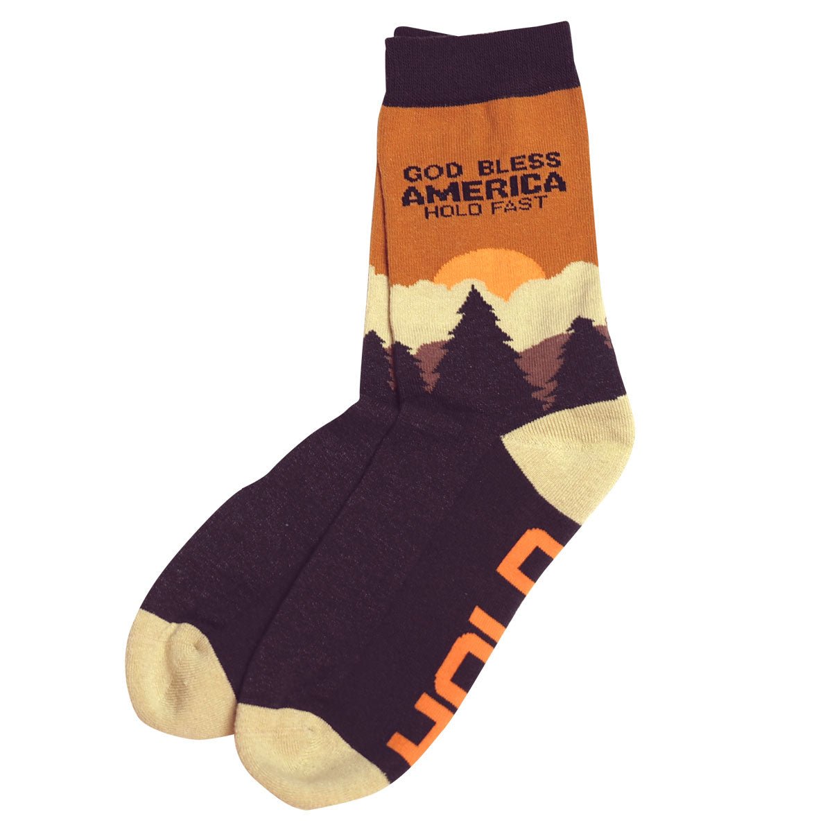 God Bless America™ | Hold Fast® Socks by Kerusso® - Zealous Christian Gear - 1