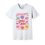 God Said You Are Candy Hearts | Valentine's Tee - Zealous Christian Gear - 3