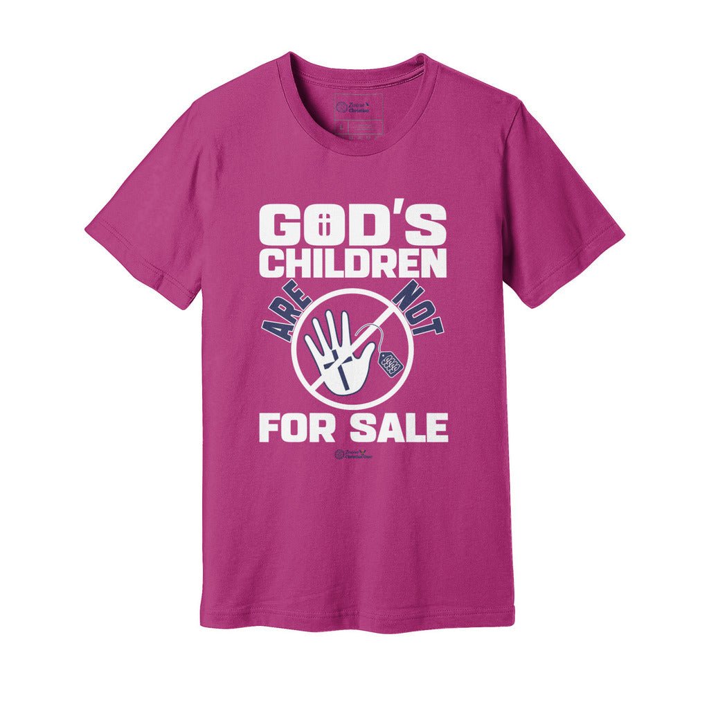 God's Children Are Not For Sale | Sanctity of Life - Zealous Christian Gear - 9