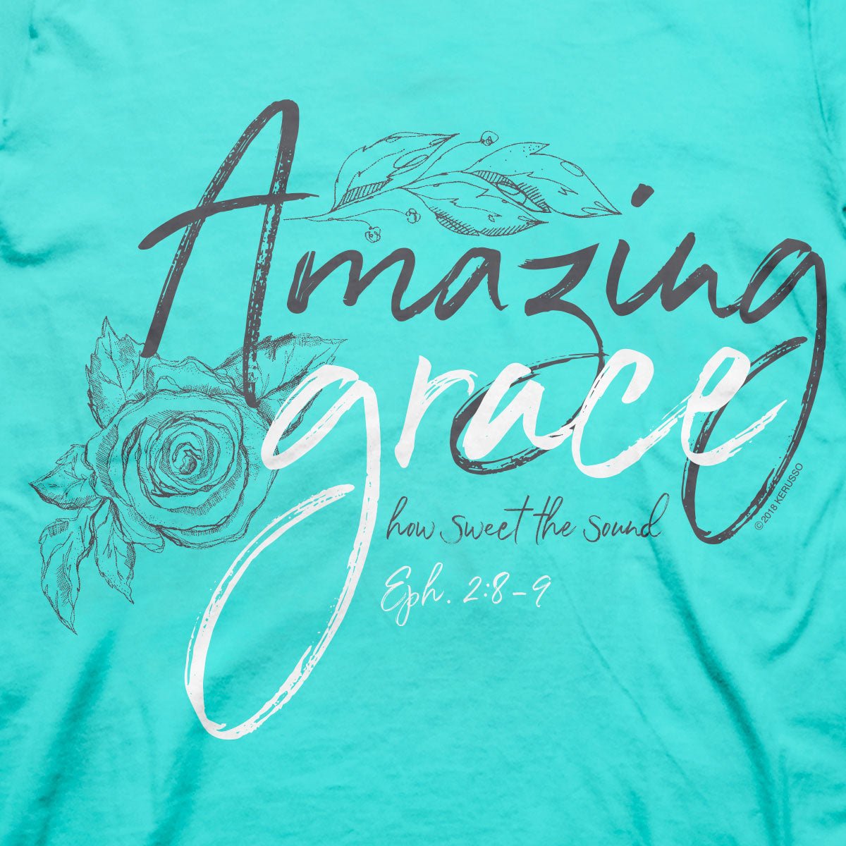 Grace Drawings™ | Kerusso® Women's Christian T-Shirt - Zealous Christian Gear - 4