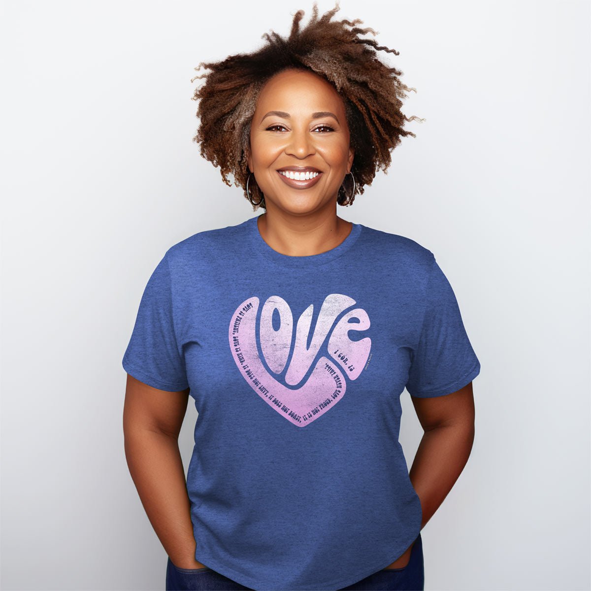 grace & truth® Women's T-Shirt | Love Heart™ - Zealous Christian Gear - 2