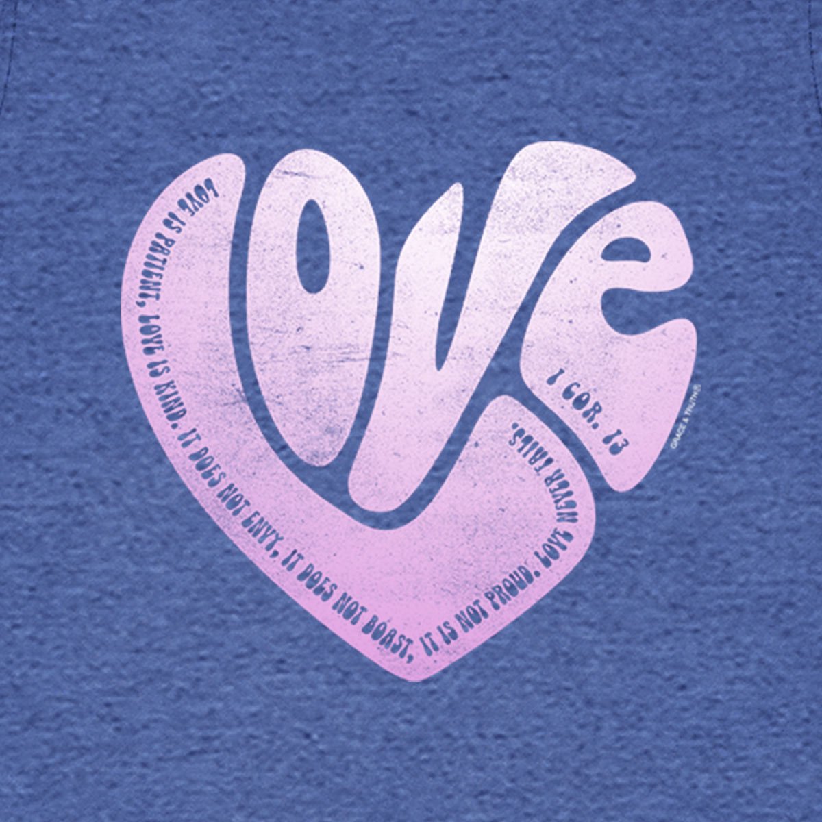 grace & truth® Women's T-Shirt | Love Heart™ - Zealous Christian Gear - 3