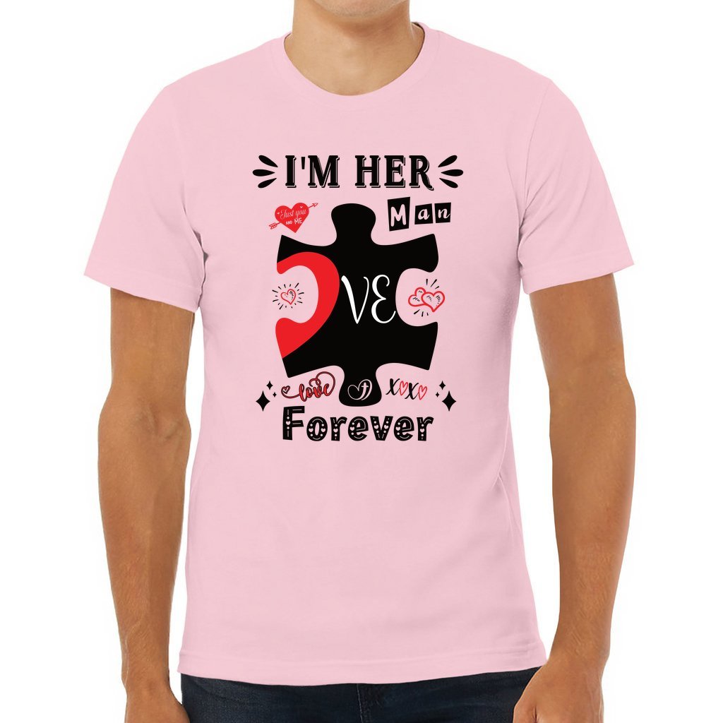 I'm Her Man | Valentine Couples Puzzle Tee - Zealous Christian Gear - 6