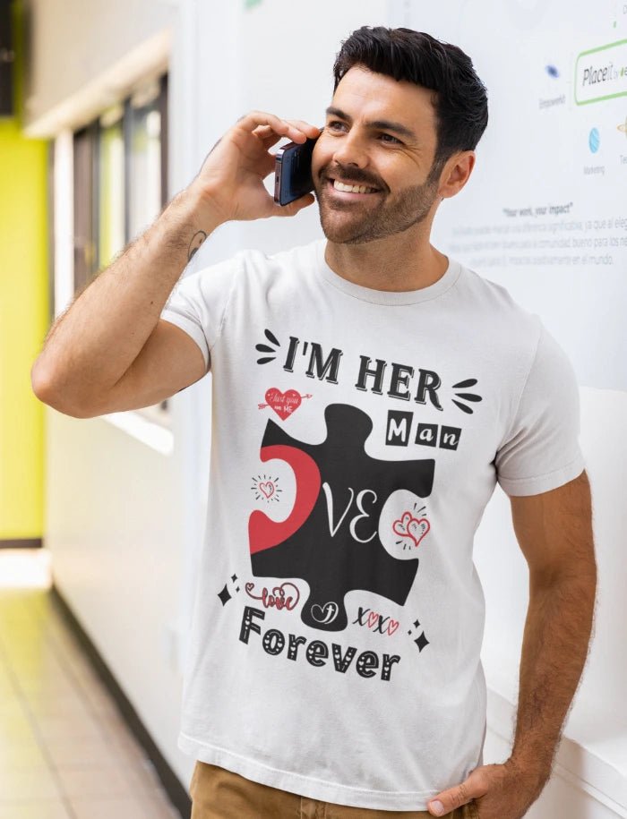 I'm Her Man | Valentine Couples Puzzle Tee - Zealous Christian Gear - 1