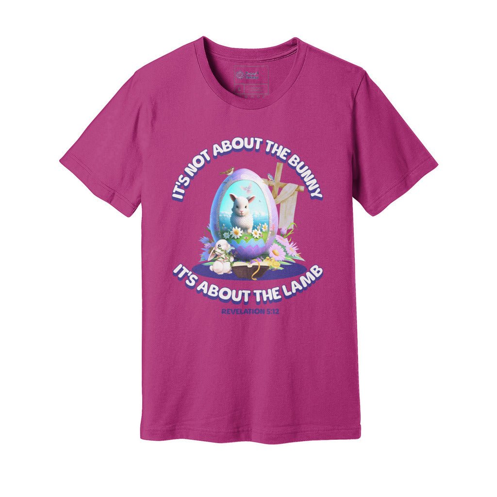 It's About the Lamb! | Easter Tee - Zealous Christian Gear - 1