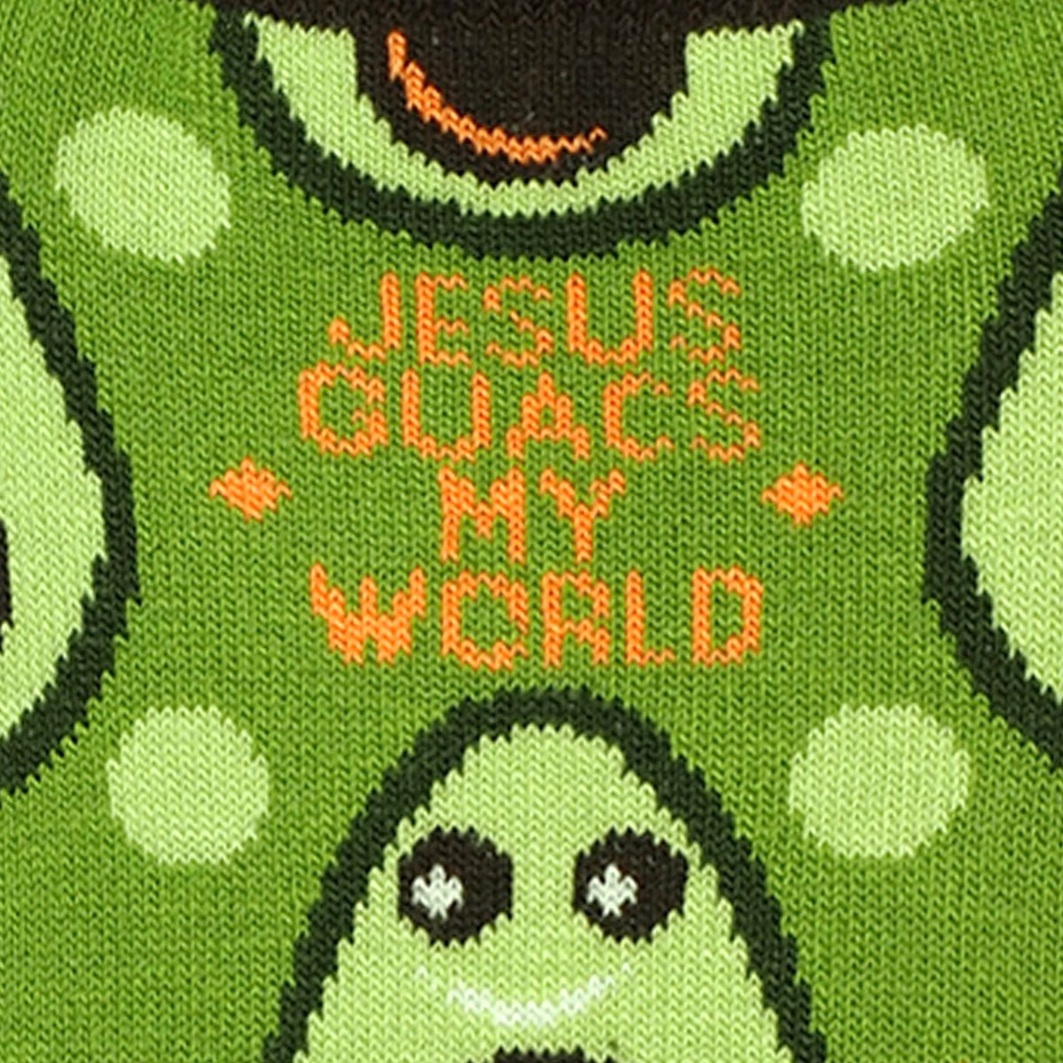 Jesus Guacs My World™ | Bless My Sole® Ankle Socks - Zealous Christian Gear - 2