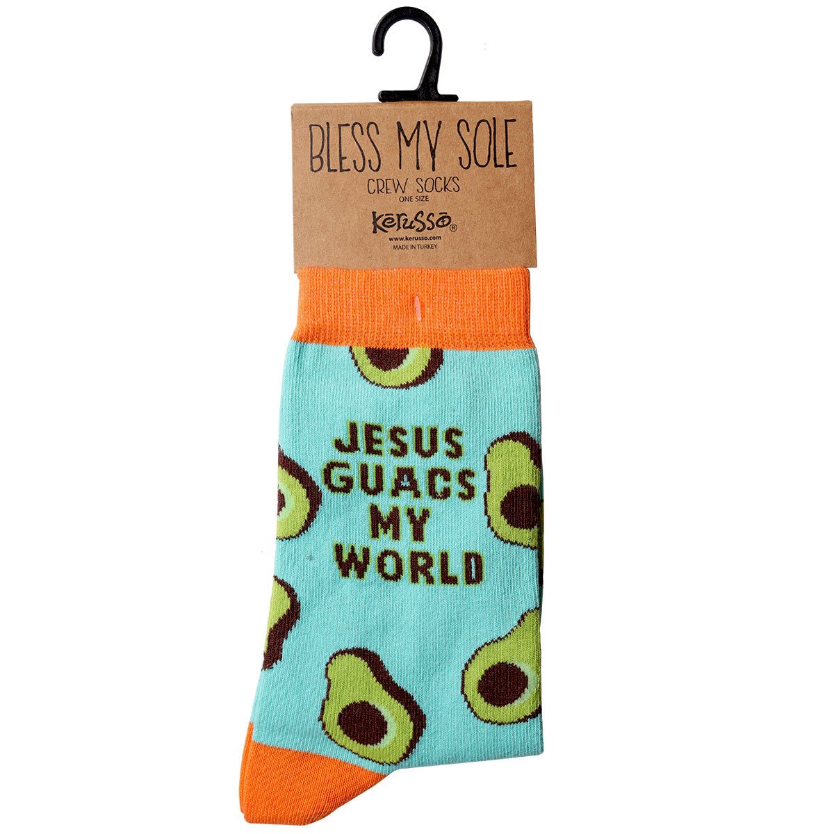 Jesus Guacs My World™ | Bless My Sole® Socks - Zealous Christian Gear - 2