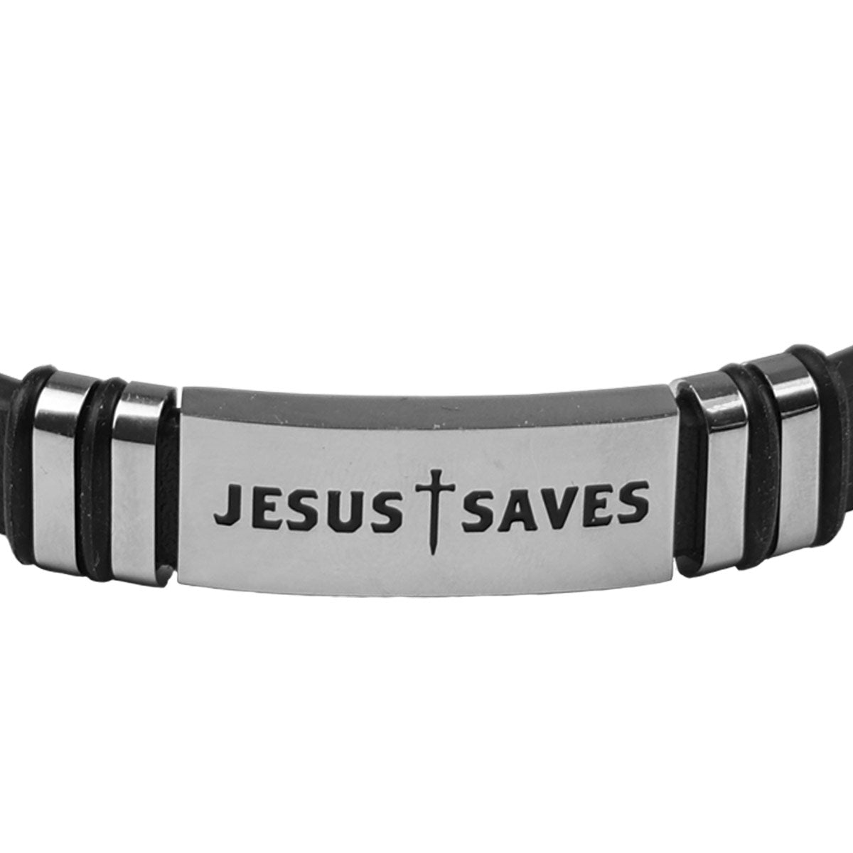 Jesus Saves | Kerusso® Men's Bracelet - Zealous Christian Gear - 2