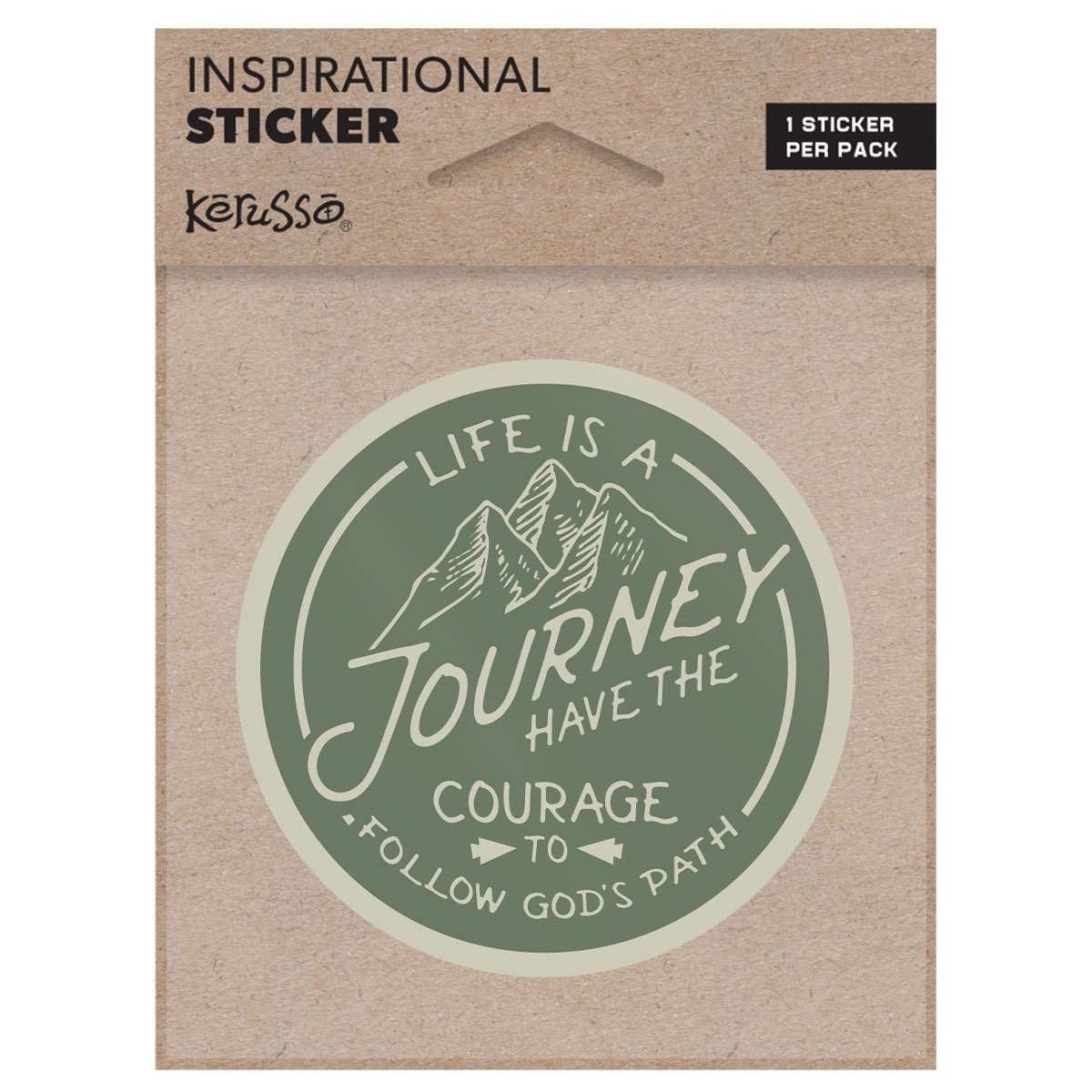 Journey | Kerusso® Sticker - Zealous Christian Gear - 1