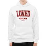 Loved | Romans 5:8 Premium Hoodie - Zealous Christian Gear - 11