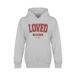 Loved | Romans 5:8 Premium Hoodie - Zealous Christian Gear - 2