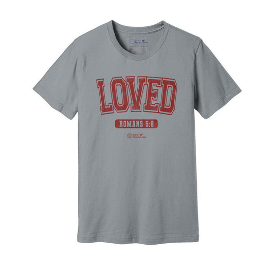 Loved | Romans 5:8 Tee - Zealous Christian Gear - 1