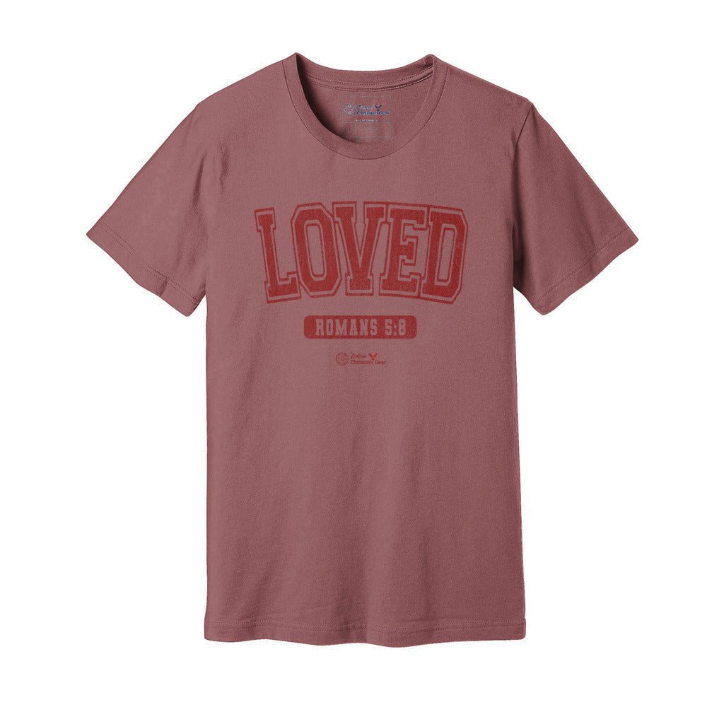 Loved | Romans 5:8 Tee - Zealous Christian Gear - 11