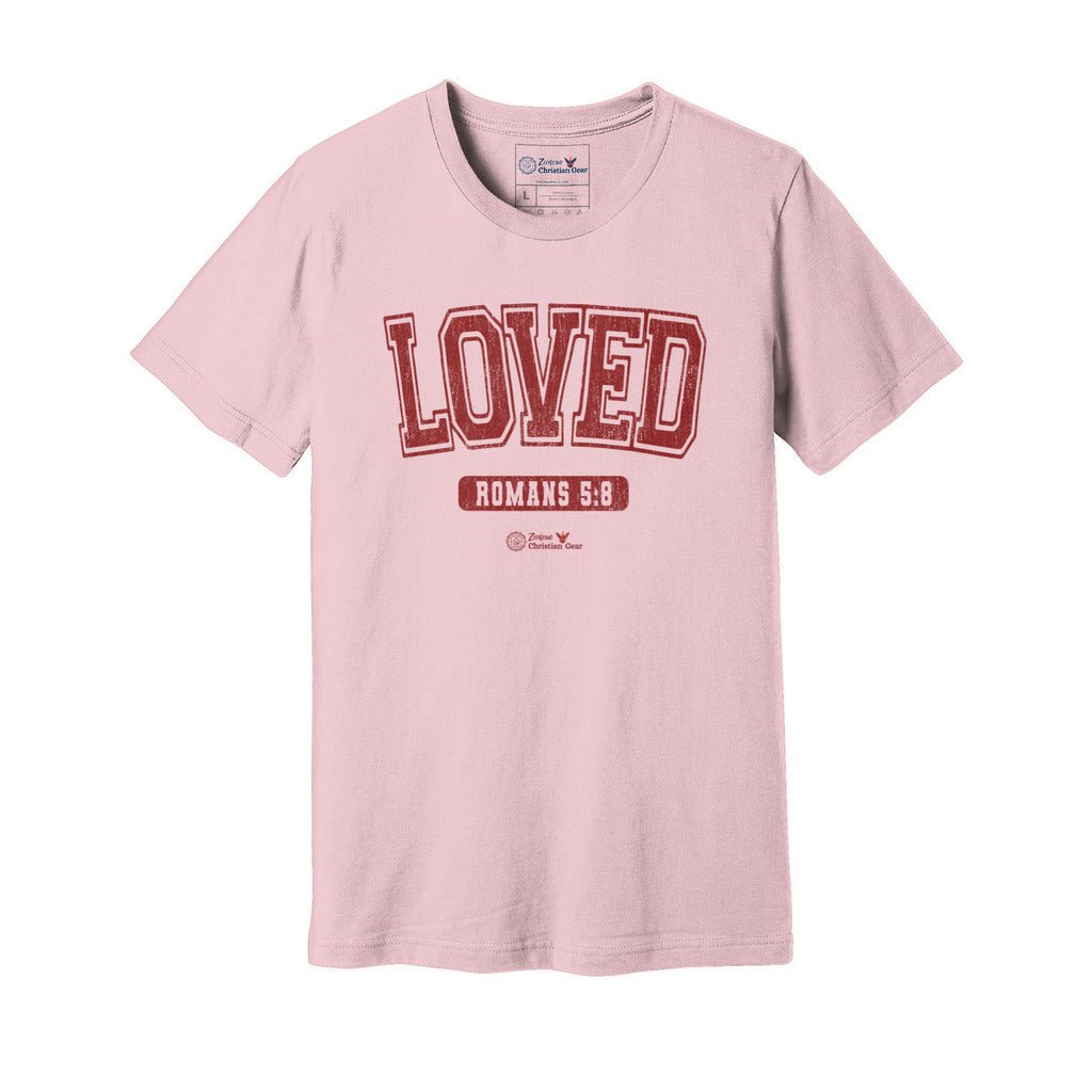 Loved | Romans 5:8 Tee - Zealous Christian Gear - 9