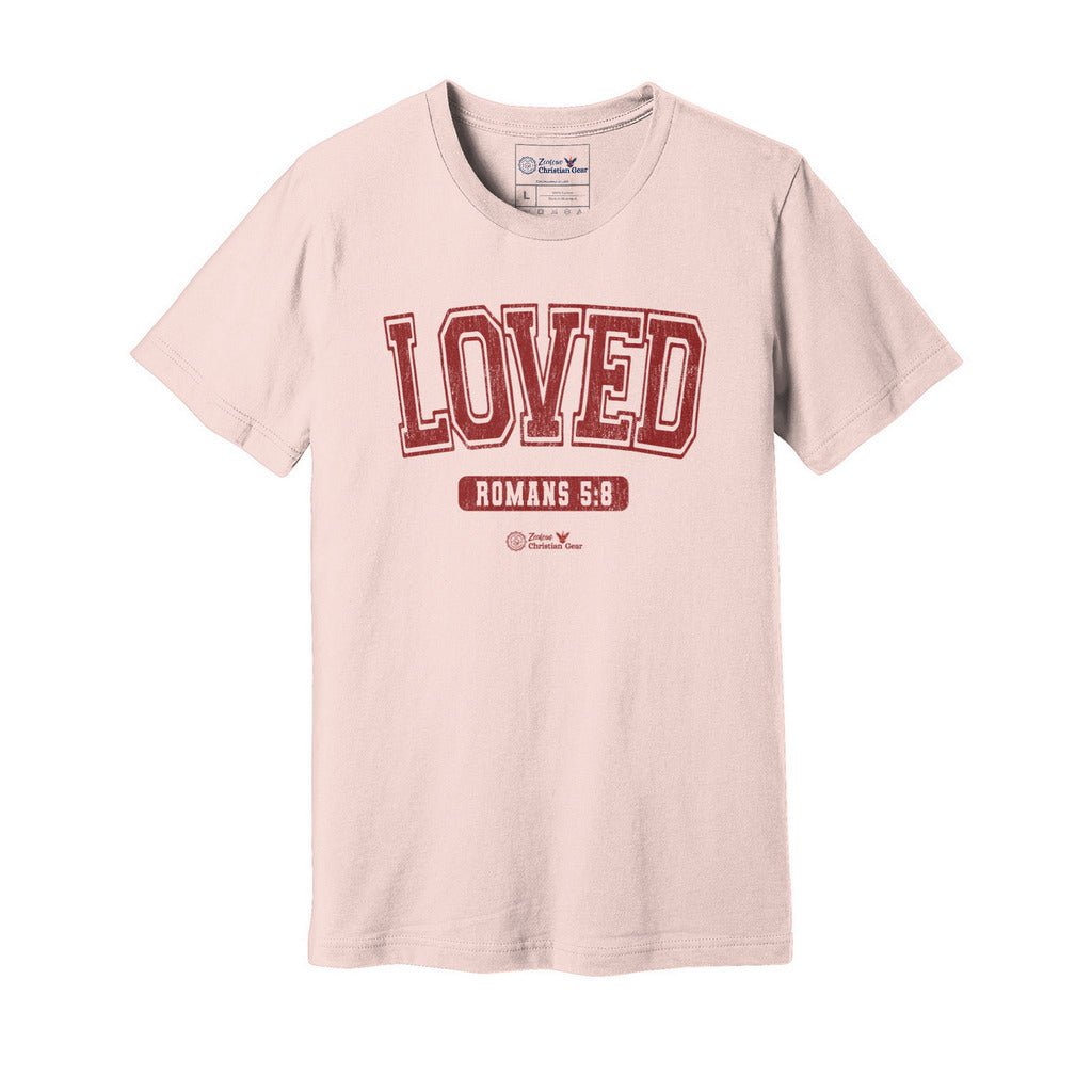 Loved | Romans 5:8 Tee - Zealous Christian Gear - 15